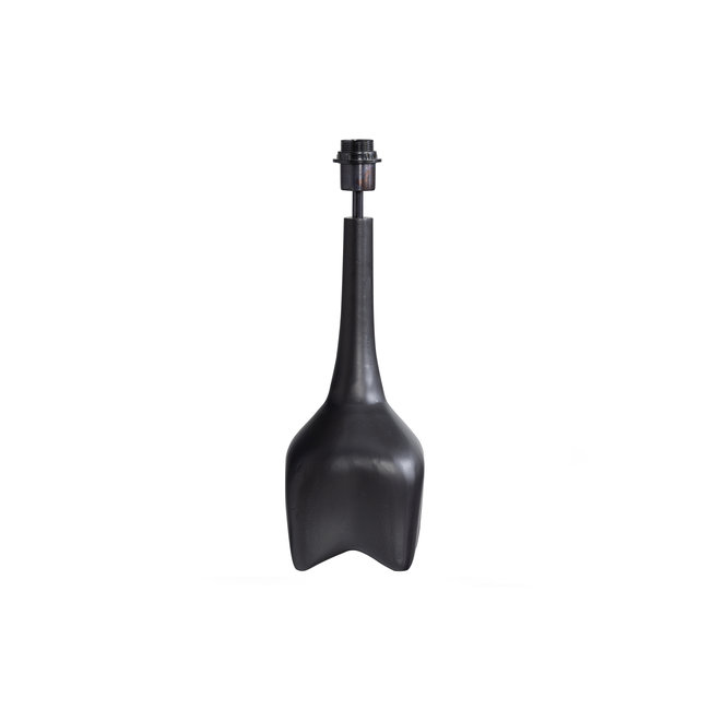 Woood Foss Tafellampvoet Aluminium Antique Zwart/bruin
