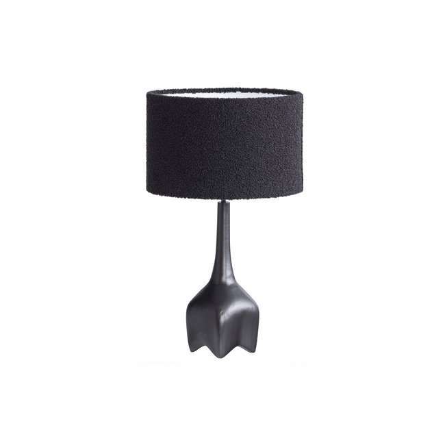 Woood Foss Tafellampvoet Aluminium Antique Zwart/bruin
