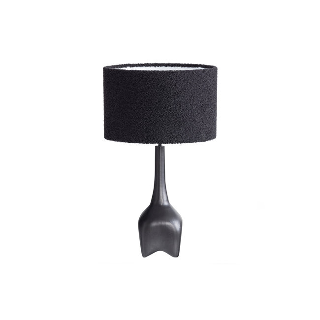 Woood Foss Tafellampvoet Aluminium Antique Zwart/bruin