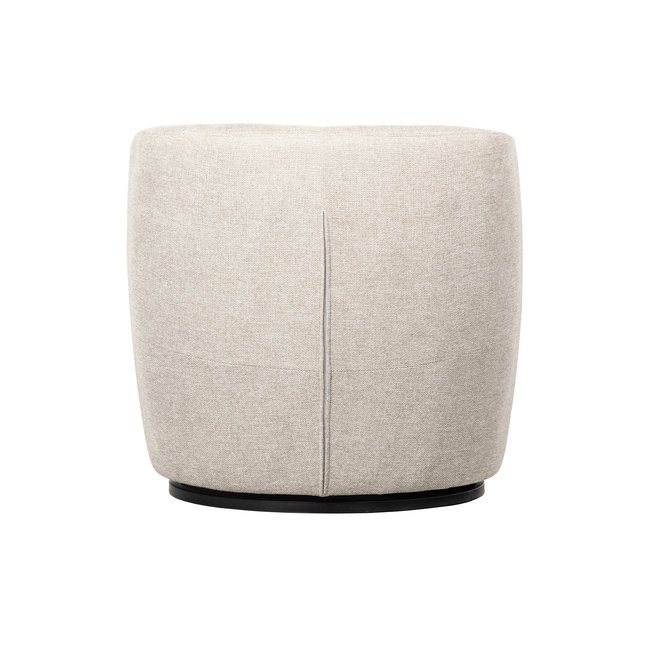 Woood Serra Draaifauteuil Geweven Stof Off White