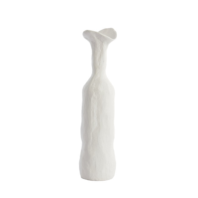 Light en Living Vaas deco 13x12,5x50 cm TEODORA  crème