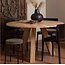 Woood Rhonda Eettafel Ø129cm Eiken Naturel [fsc]