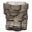 Light en Living Vaas Ø17x17 cm DOURO smoke glas