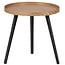 Woood Mesa Bijzettafel M Hout Naturel 45xØ45