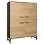 Tower Living Opbergkast Lido 4 deurs  – 115 cm
