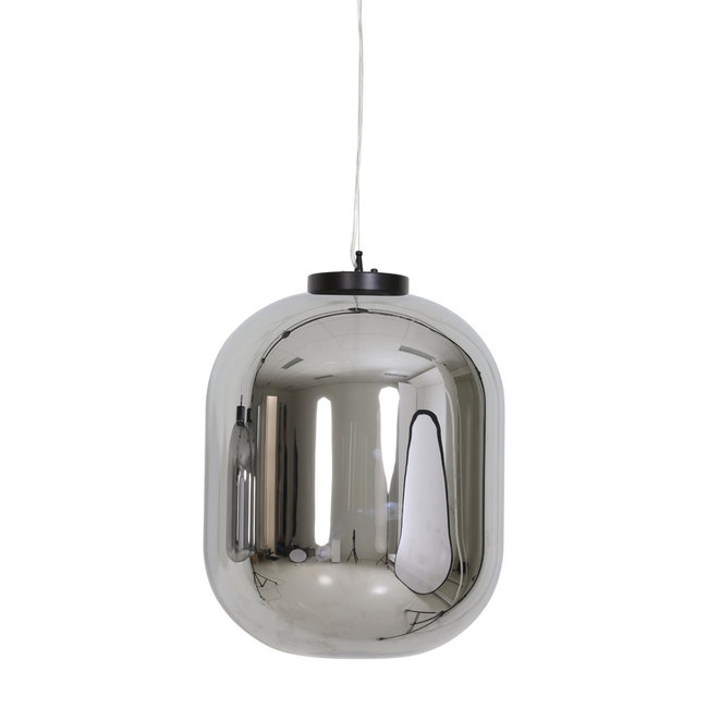 Light en Living Hanglamp JULIA Glas Smoke van Light & Living