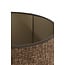 Light en Living Kap cilinder SAVERNA  donker bruin - diverse afmetingen
