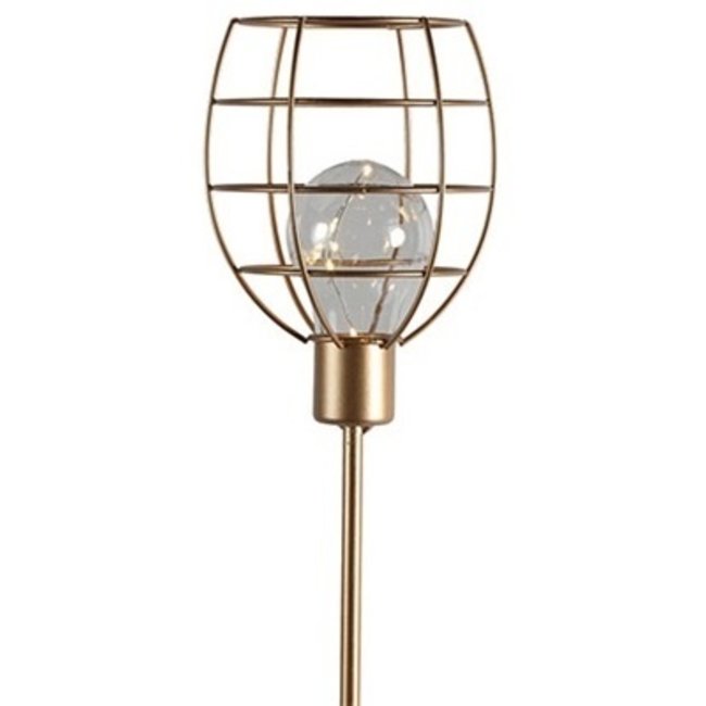 Countryfield Countryfield Solarlamp tuinsteker Ilja goud - Sfeervolle buitenverlichting