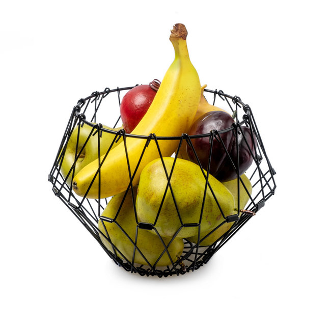 Balvi Fruitmand verstelbaar zwart
