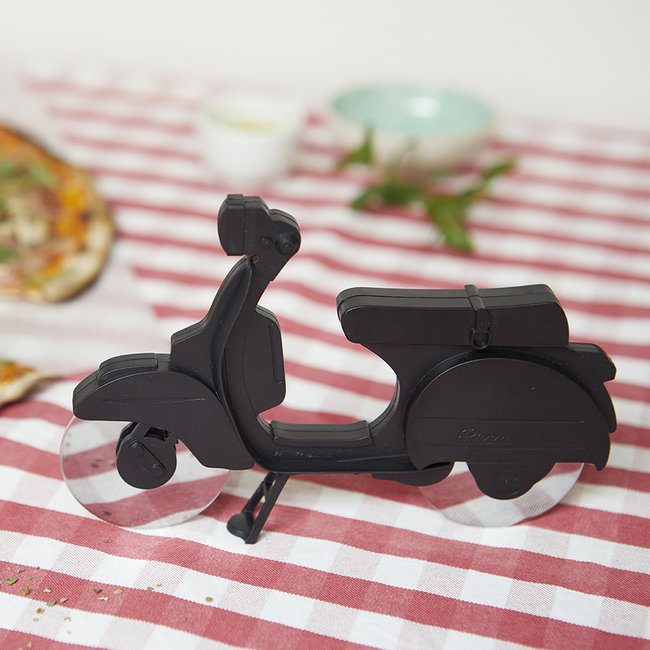 Balvi Pizzasnijder scooter zwart
