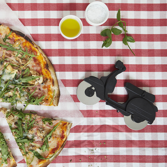Balvi Pizzasnijder scooter zwart