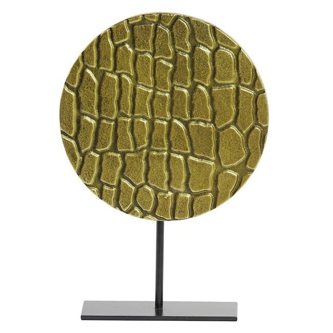 Light en Living Ornament op voet PERSEGA antiek brons - 2 maten
