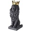 Parlane Ornament Lion KING zwart/goud - Stoer woonaccessoire