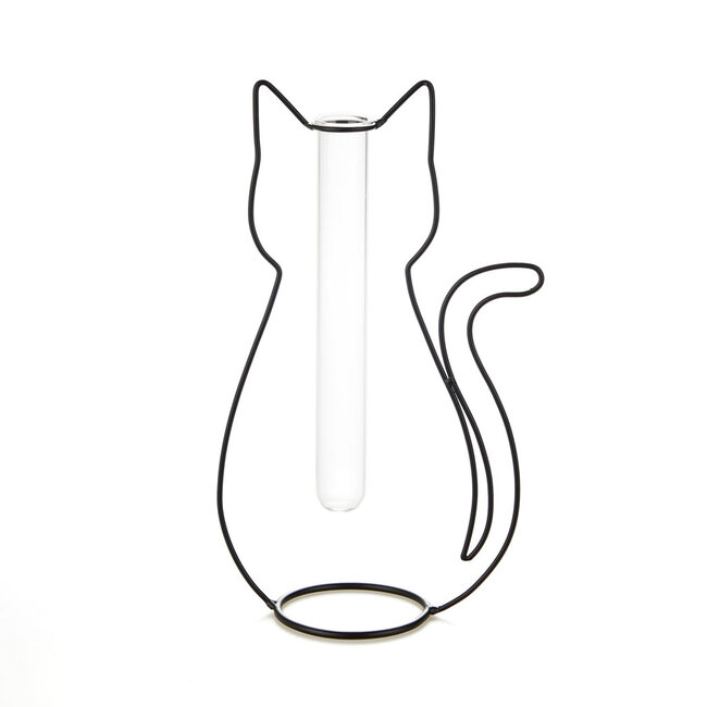 Balvi Vaas kat silhouet