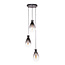 WoonStijl Hanglamp 3L nugget shaded