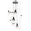 WoonStijl Hanglamp 3L nugget shaded