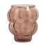 Light en Living Vaas Ø16,5x19 cm OWL glas donker bruin