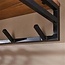 WoonStijl Kapstok Custom acacia met 6 haken en hoedenplank