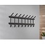 WoonStijl Garderobe 8 haaks breed ronde buis