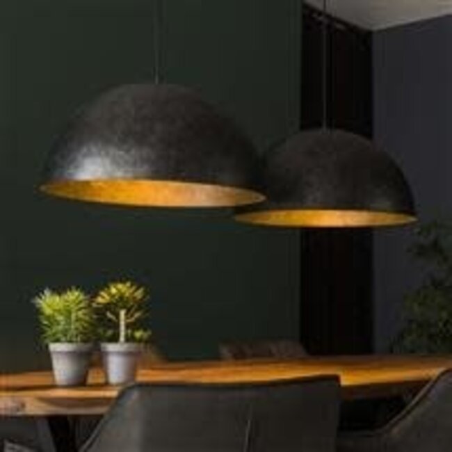WoonStijl Hanglamp 2x Ø60 Dome