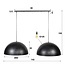 WoonStijl Hanglamp 2x Ø60 Dome