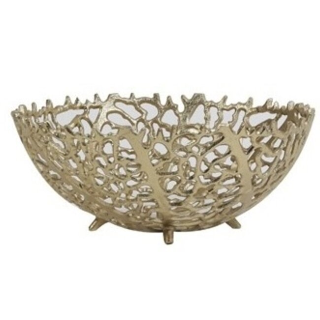 Light en Living Schaal Ø25,5x11 cm GALAXA antiek goud S