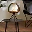 Light en Living Tafellamp Ø30x43 cm MAYSON mat  zwart+glas smoke