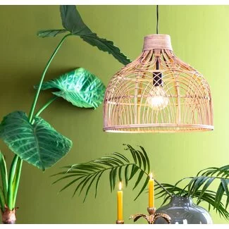 Light en Living Hanglamp POCITA Rotan Naturel - Ø48 cm