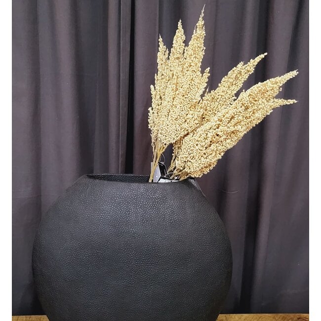 Countryfield Kunsttak Sorghum beige - Sfeervolle zijden tak voor in de vaas