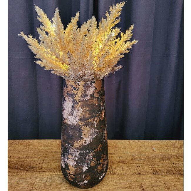 Countryfield Astilbe boeket met LED verlichting lichtbruin