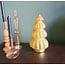 Light en Living Tafellamp LED Ø15x28 cm TREE glas mat  okergeel