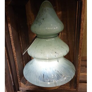 Light en Living Tafellamp LED Ø14x20 cm TREE glas mint groen+goud