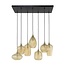 WoonStijl Hanglamp 4+3 V-shape pattern mix