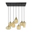 WoonStijl Hanglamp 4+3 V-shape pattern mix