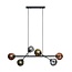 WoonStijl Hanglamp 6L molecule mix glass