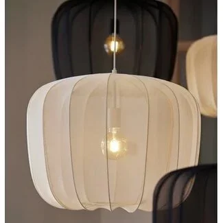 Light en Living Hanglamp Ø60x45 cm PLUMERIA zand