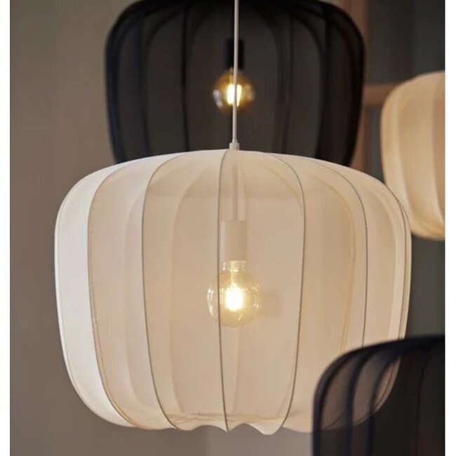 Light en Living Hanglamp Ø60x45 cm PLUMERIA zand - Light & Living