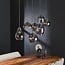 WoonStijl Hanglamp 4+3L mix chromed glas