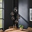 WoonStijl Hanglamp 5L getrapt mix chromed glas