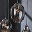 WoonStijl Hanglamp 5L getrapt mix chromed glas
