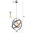 WoonStijl Hanglamp 1L Galaxy