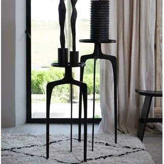 Light en Living Zuil Set van 2 PANO  donker brons