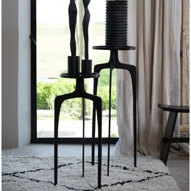 Light en Living Zuil Set van 2 PANO  donker brons