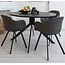 Woood Bruno Eettafel Rond Mdf Zwart Ø120cm