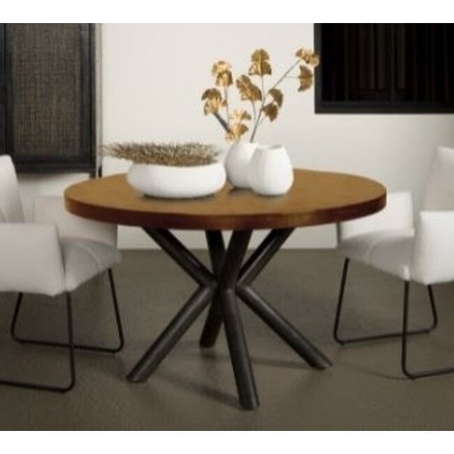 Tower Living Eettafel rond Selva mango Ø 130 cm