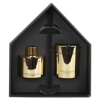 Countryfield Golden Delight Gift box geurstokje & kaars goud