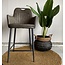 WoonMax Barstoel Morris -  Luxor Antraciet, Cognac en Groen