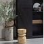 Woood Bikkel Kruk Hout Naturel 40xØ28cm