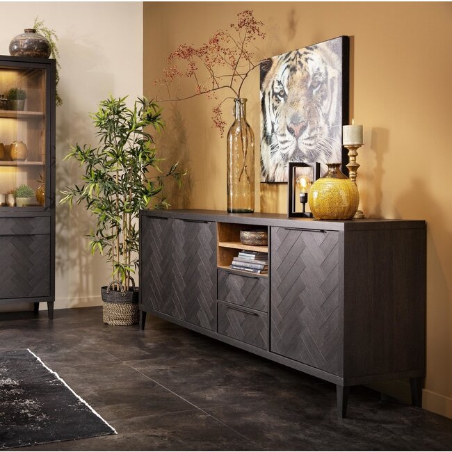 WoonMax Dressoir Gamma Visgraat Old Piano - Lamulux