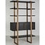 Richmond Interiors  Wandkast Cambon 4-deuren 4-planken donkerbruin